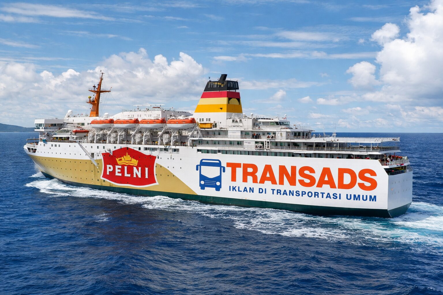 Branding Iklan di kapal laut