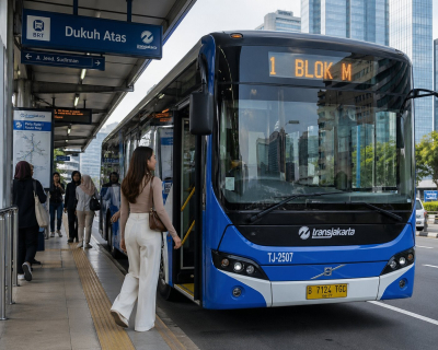 Branding di bus transjakarta