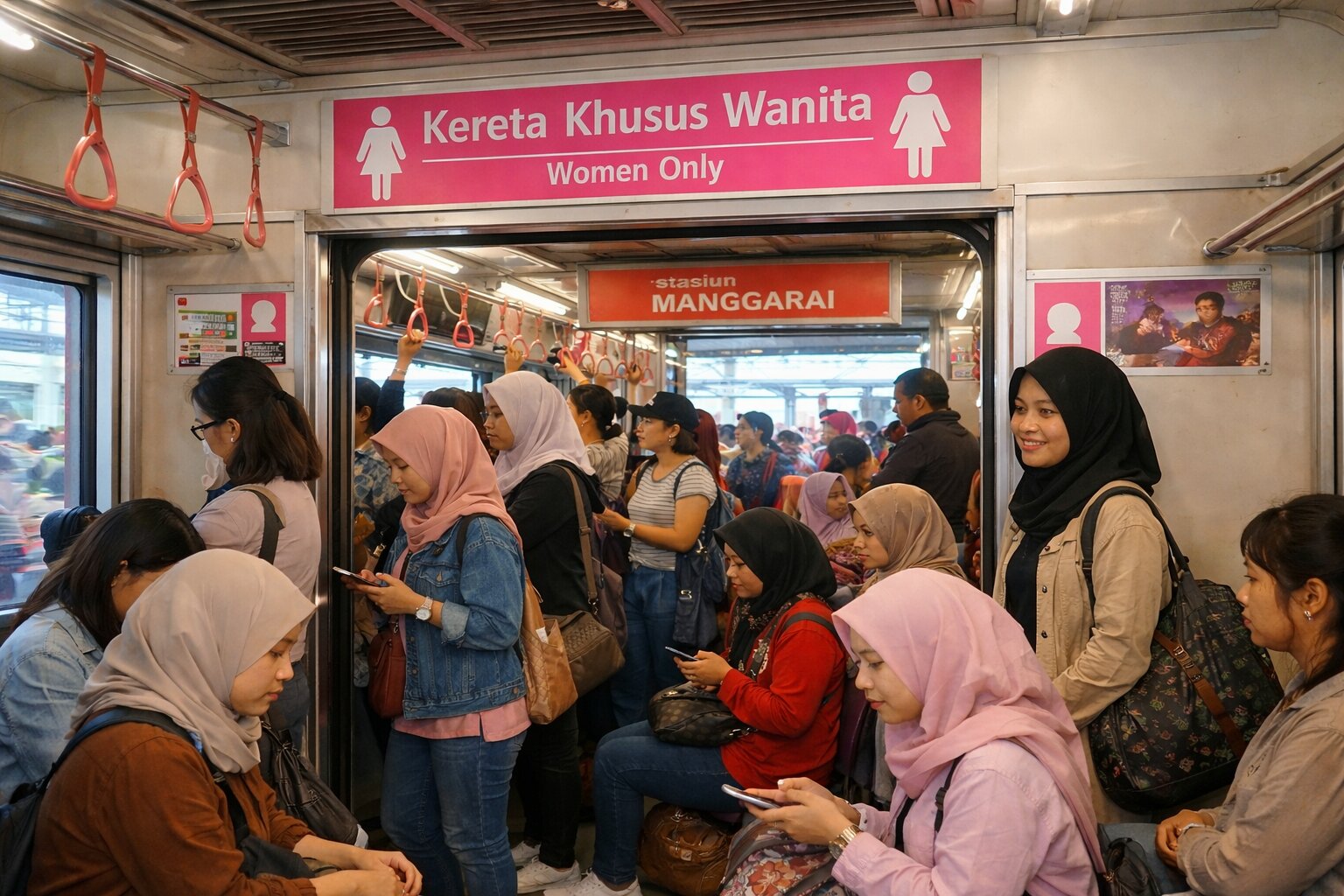 branding iklan di kereta commuterline