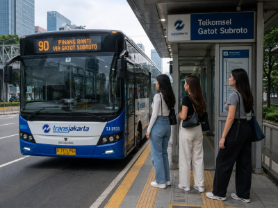 Cara Pasang Iklan di TransJakarta dan Halte TransJakarta