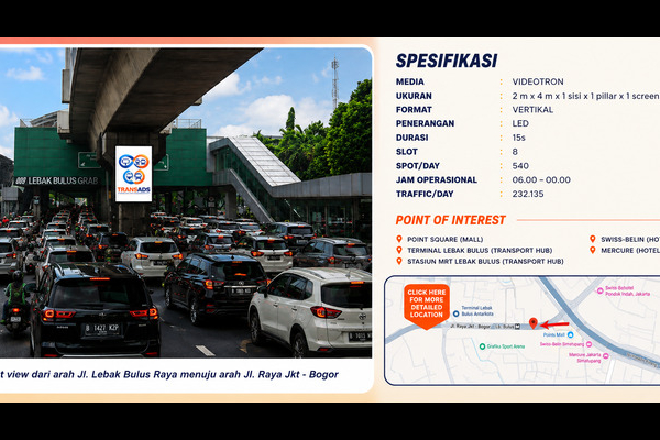 LED Lebak Bulus Station - Set 1 (Stand Alone), Jakarta Selatan